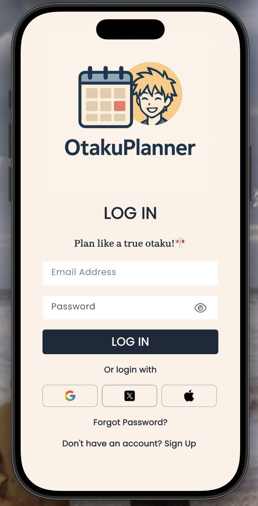OtakuPlanner productivity dashboard