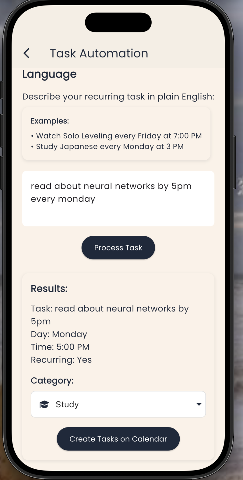 Task Automation Service
