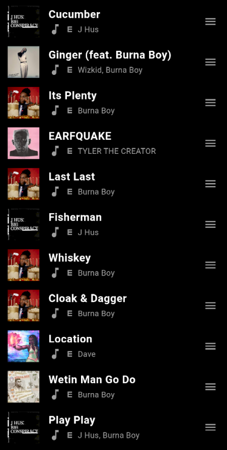 Music List